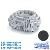 Zestaw 3 legowisk dla psa, wzór zebra - 8719138072330