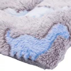 Flanelowa mata dla zwierząt w dinozaury, rozmiar S - 8719138142705