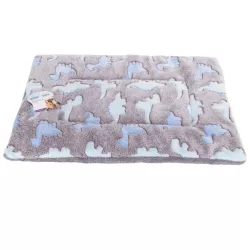 Flanelowa mata dla zwierząt w dinozaury, rozmiar S - 8719138142705