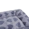 Flanelowa mata dla zwierząt w serca, rozmiar L - 8719138142941