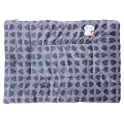 Flanelowa mata dla zwierząt w serca, rozmiar L - 8719138142941