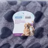 Flanelowa mata dla zwierząt w serca, rozmiar L - 8719138142941