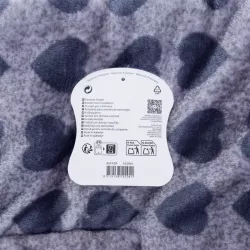 Flanelowa mata dla zwierząt w serca, rozmiar L - 8719138142941