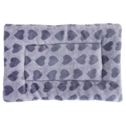 Flanelowa mata dla zwierząt w serca, rozmiar XL - 8719138142958