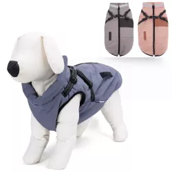 Płaszcz zimowy dla psa z uprzężą, rozmiar S, 25cm - 8719138141234