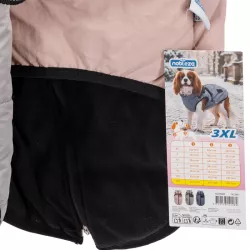 Płaszcz zimowy dla psa z uprzężą, rozmiar 3XL, 50cm - 8719138141289
