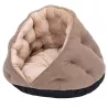 Sztruksowe legowisko-muszla dla kota, L42×W42×H28cm - 8719138142484
