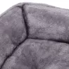 Zestaw 3 legowisk dla psa i kota - pluszowe posłania szare - 8719138142774