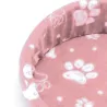 10-częściowy zestaw okrągłych legowisk dla psa, różowe - 8719138073061