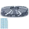 10-częściowy zestaw okrągłych legowisk dla psa, szare - 8719138073078