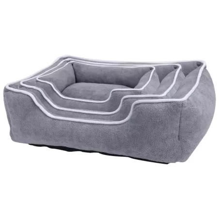 Zestaw 3 kwadratowych, pluszowych legowisk dla psa - 8719138072354