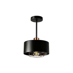 Kinkiet E27 LED Nilo 20cm czarny+miedź-5904703032588