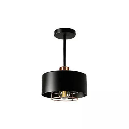 Kinkiet E27 LED Nilo 20cm czarny+miedź-5904703032588