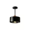 Kinkiet E27 LED Nilo 20cm czarny+miedź-5904703032588