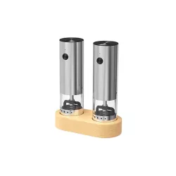 Elektryczny młynek do pieprzu i soli chrom aku 2sz-5905489941965