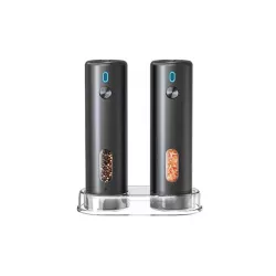 Elektryczny młynek do pieprzu i soli aku USB-2szt-5905489941934