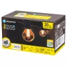 Girlanda solarna z kulkami G50 długość 10 m 20 białych ciepłych bąbli-8433325329198