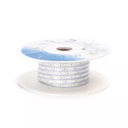 Taśma LED biała zimna 230V 10mm 60led/m szpula 50mb zewnętrzna IP65 - 8433325212919