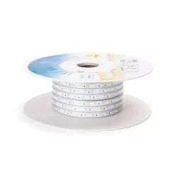 Taśma LED biała ciepła 230V 10mm 60led/m szpula 50mb zewnętrzna IP65 - 8433325212926