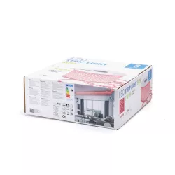 Taśma LED czerwona 230V 10mm 60led/m szpula 50mb zewnętrzna IP65 - 8433325212933