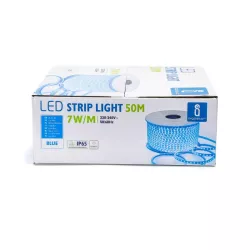 Taśma LED z układem scalonym Niebieska 50m 10mm - 8433325212957