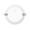 Plafon LED podtynkowy okrągły 15W, ciepła biel 3000K, D17,5cm - 8433325210090