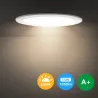 Plafon LED podtynkowy okrągły 15W, ciepła biel 3000K, D17,5cm - 8433325210090