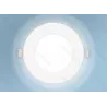 Plafon LED podtynkowy okrągły 15W, ciepła biel 3000K, D17,5cm - 8433325210090