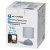 Lampka stołowa ceramiczna, niebiesko-biała, E14 max 40W, bez żarówki - 8433325196967