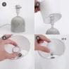 Lampka stołowa ceramiczna z motylami, szara, E14 max 40W, bez żarówki - 8433325197018