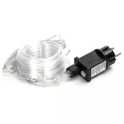Wąż świetlny LED niskonapięciowy Φ5mm, 5m, 50 LED, ciepła biel, IP44 - 8433325307219