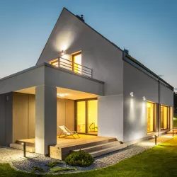 Kinkiet dwukierunkowy GU10 IP65 biały, bez źródła światła - 8433325207861