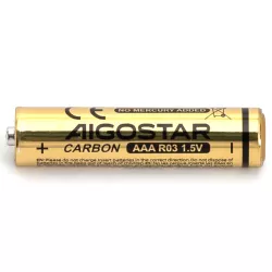 Baterie węglowo-cynkowe AAA R03 1,5V Aigostar, 24 szt. - 8433325429331