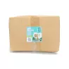 Okrągłe legowisko dla psa z aksamitu PV w kolorowe bloki, śr. 70 cm - 8719138220106