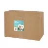 Okrągłe legowisko dla psa z aksamitu PV w kolorowe bloki, śr. 80 cm - 8719138220113