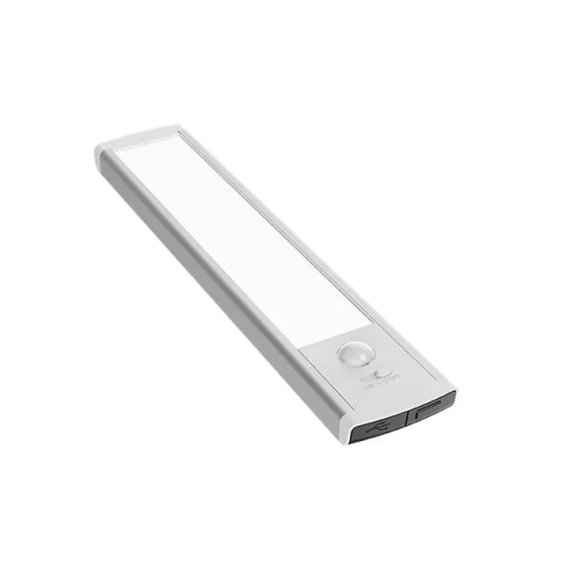 Lampa podszafkowa USB PIR Kumo 20cm 1w srebrna-5904703032953