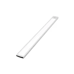 Lampa podszafkowa USB PIR Kumo 30cm 2W srebrna-5904703032960