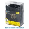 Lampki Choinkowe LED Ciepłe 300 Diod 15m Timer IP44 - 8433325351618