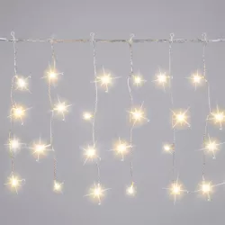 Lampki Łańcuchowe LED Sople 200 Diod Ciepłe Migające IP44 - 8433325352615