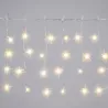 Lampki Łańcuchowe LED Sople 200 Diod Ciepłe Migające IP44 - 8433325352615