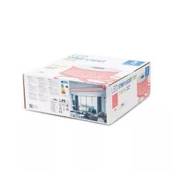 Czerwona taśma LED 230V wysokonapięciowa 8mm 120led/7w/m 50mb IP65 - 8433325213008