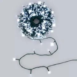 Lampki Choinkowe LED Białe 200 Diod 20m Timer IP44 - 8433325226688