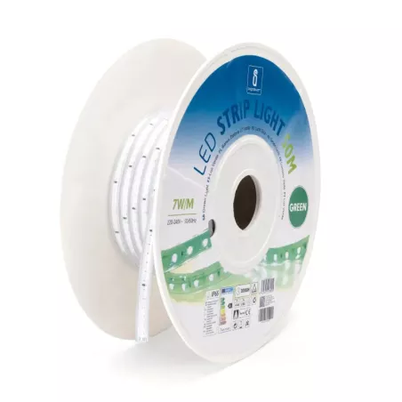 Taśma LED z układem scalonym 2835-120 zielona 50m 8mm - 8433325213015