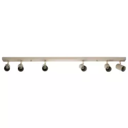 Kinkiet GU10 LED Richi ruchomy x6 beż + złoty-5904703035572