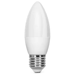 Żarówka LED świeca C37 E27 6W 3000K ciepła, 510lm - 8433325178994