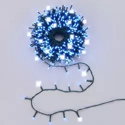 Niskonapięciowe lampki łańcuchowe, migające, płaskie, 300 LED - 8433325351632