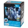 Solarna girlanda LED, krople deszczu, zimna biel - 8433325301033