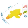 Piszcząca Kaczka zabawka dla psa 18cm do rzucania i gryzienia - 8719138148264