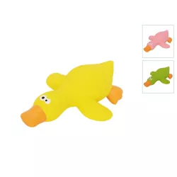 Piszcząca Kaczka zabawka dla psa 18cm do rzucania i gryzienia - 8719138148264