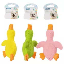 Piszcząca Kaczka zabawka dla psa 18cm do rzucania i gryzienia - 8719138148264